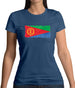 Eritrea Grunge Style Flag Womens T-Shirt