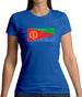 Eritrea Grunge Style Flag Womens T-Shirt