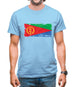 Eritrea Grunge Style Flag Mens T-Shirt