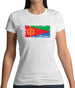 Eritrea Grunge Style Flag Womens T-Shirt