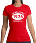 Established 1926 Roman Numerals Womens T-Shirt