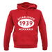 Established 1939 Roman Numerals unisex hoodie
