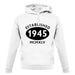 Established 1945 Roman Numerals unisex hoodie