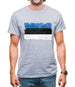 Estonia Grunge Style Flag Mens T-Shirt