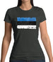 Estonia Grunge Style Flag Womens T-Shirt