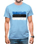 Estonia Grunge Style Flag Mens T-Shirt