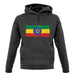 Ethiopia Grunge Style Flag unisex hoodie