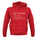 Daily Routine List Unisex Hoodie