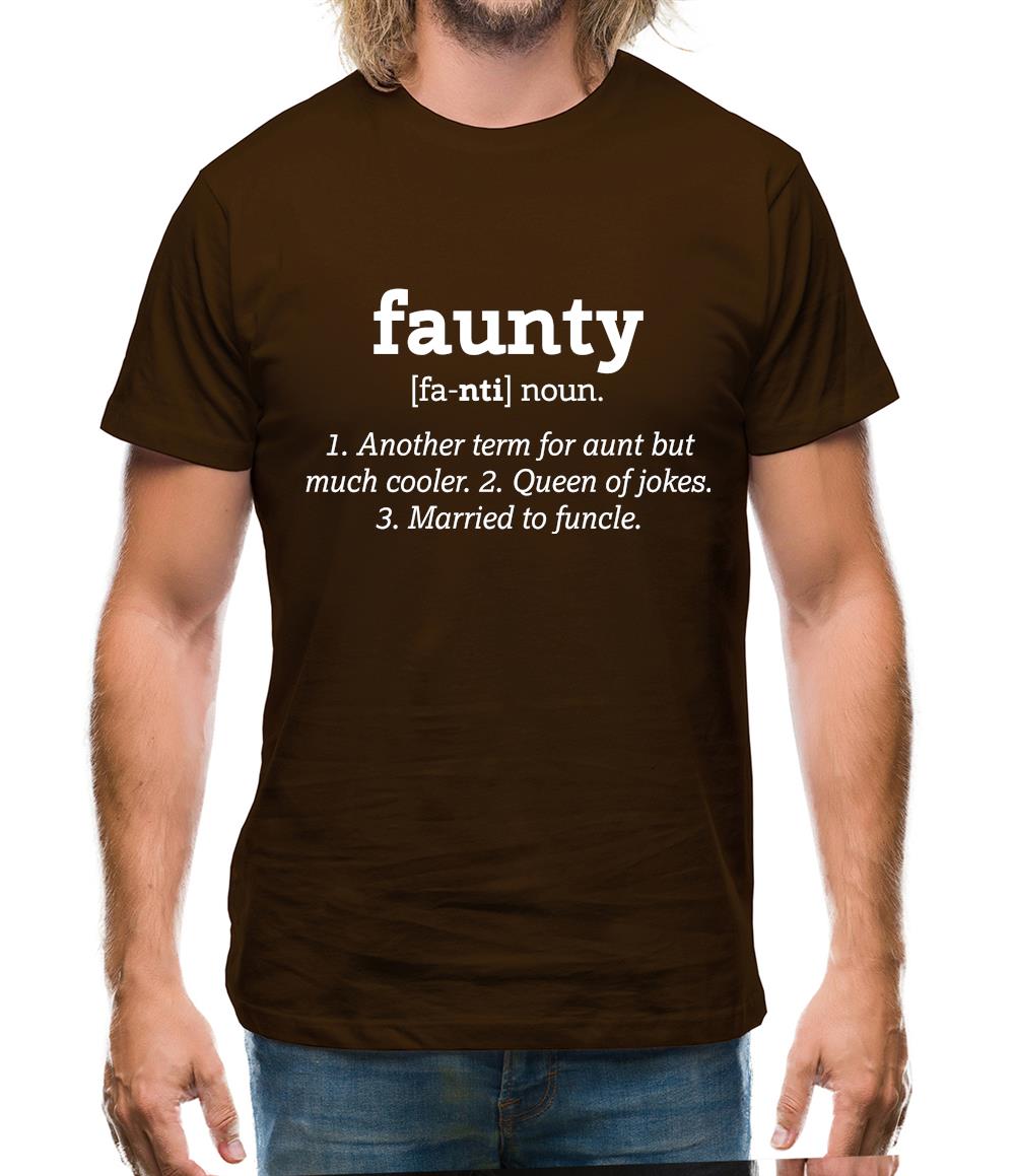 Faunty Definition Mens T-Shirt