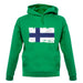 Finland Grunge Style Flag unisex hoodie