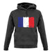 France Grunge Style Flag unisex hoodie