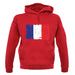 France Grunge Style Flag unisex hoodie