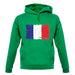 France Grunge Style Flag unisex hoodie