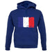 France Grunge Style Flag unisex hoodie