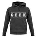 Geek (College Style Font) unisex hoodie