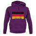Germany Barcode Style Flag unisex hoodie