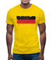 Germany Grunge Style Flag Mens T-Shirt