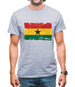 Ghana Grunge Style Flag Mens T-Shirt