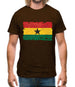 Ghana Grunge Style Flag Mens T-Shirt