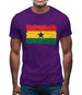 Ghana Grunge Style Flag Mens T-Shirt