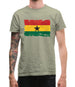 Ghana Grunge Style Flag Mens T-Shirt