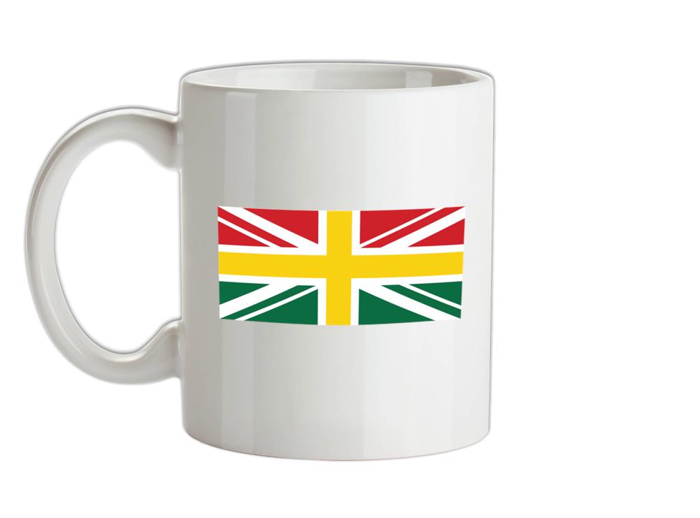 Ghanaian Union Jack Flag Ceramic Mug