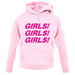 Girls Girls Girls unisex hoodie