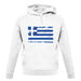 Greece Grunge Style Flag unisex hoodie