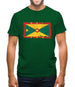 Grenada Grunge Style Flag Mens T-Shirt