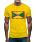 Grenada Grunge Style Flag Mens T-Shirt