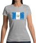 Guatemala Grunge Style Flag Womens T-Shirt