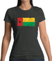 Guinea-Bissau Grunge Style Flag Womens T-Shirt