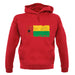 Guinea-Bissau Grunge Style Flag unisex hoodie