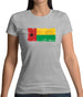 Guinea-Bissau Grunge Style Flag Womens T-Shirt