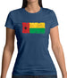 Guinea-Bissau Grunge Style Flag Womens T-Shirt