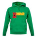 Guinea-Bissau Grunge Style Flag unisex hoodie