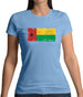 Guinea-Bissau Grunge Style Flag Womens T-Shirt