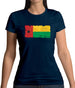 Guinea-Bissau Grunge Style Flag Womens T-Shirt