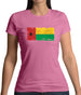 Guinea-Bissau Grunge Style Flag Womens T-Shirt