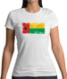 Guinea-Bissau Grunge Style Flag Womens T-Shirt