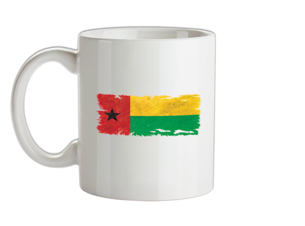 Guinea-Bissau Grunge Style Flag Ceramic Mug