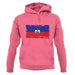 Haiti Grunge Style Flag unisex hoodie