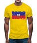 Haiti Grunge Style Flag Mens T-Shirt