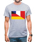 Half German Half French Flag Mens T-Shirt