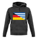 Half German Half Greek Flag unisex hoodie