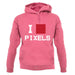 Pixel Heart unisex hoodie