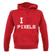 Pixel Heart unisex hoodie