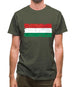 Hungary Grunge Style Flag Mens T-Shirt