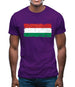 Hungary Grunge Style Flag Mens T-Shirt