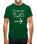 I'm With My Twin (Right) Mens T-Shirt